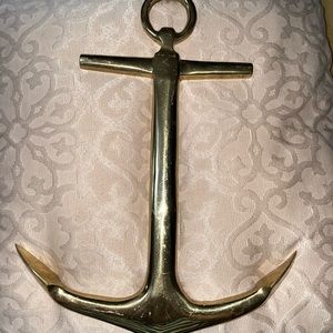 Brass Anchor Decor